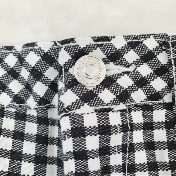FOREVER 21 Gingham Denim Shorts - Picture 5 of 6